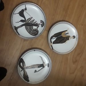 House of Erte` - Franklin mint plates 3 set